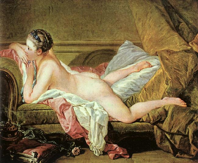 Francois Boucher Nude on a Sofa Sweden oil painting art